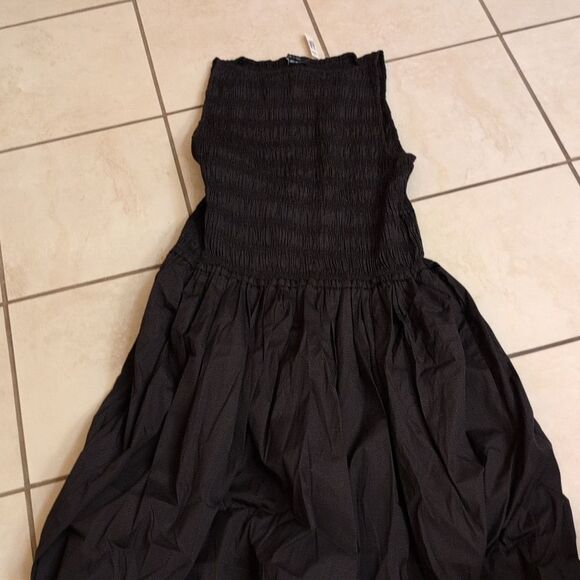 NWT Madewell Keeran Midi Dress Molasses Dark Brown Size L - Picture 2 of 15